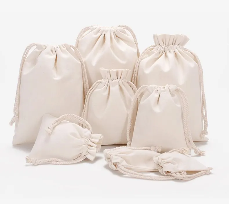 Custom Cotton Drawstring Bags — Eco Wholesale